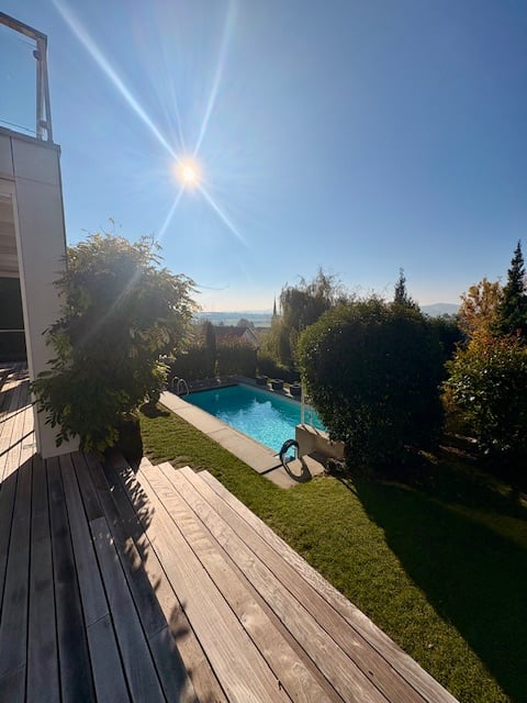 Exklusives 2.5 Zimmer-Einfamilienhaus mit Pool in Stettfurt 2