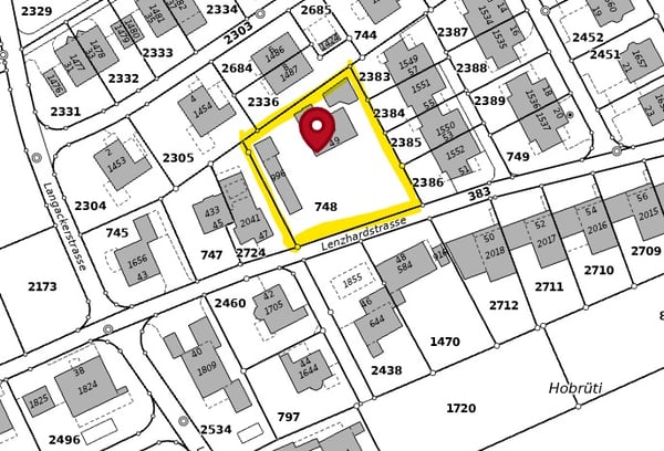 Attraktives Bauland mit top Überbauungsmöglichkeiten in ruhiger Lage von Rupperswil, Aarau-Ost 3