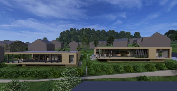 Modernes 1.5-Zimmer-Einfamilienhaus mit Panoramablick in Nunningen 2