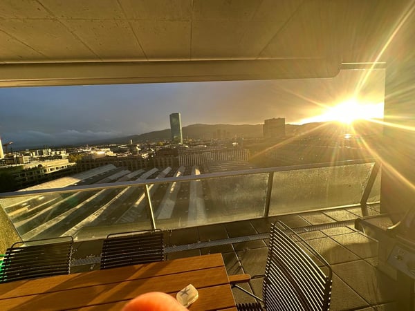 Moderne 1.5-Zimmer-Wohnung mit atemberaubender Aussicht im Zürcher Kreis 5 1