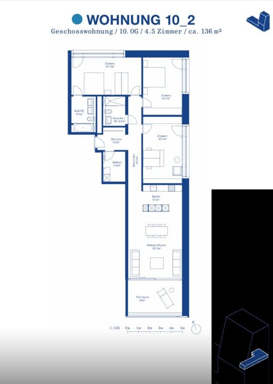 Moderne 1.5-Zimmer-Wohnung mit atemberaubender Aussicht im Zürcher Kreis 5 8