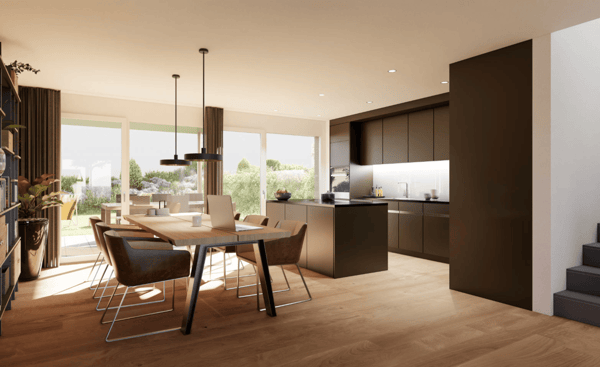 Überbauung Waldparadies II Riniken mit guter Verkehrsanbindung nach Brugg, Baden und Zürich 11