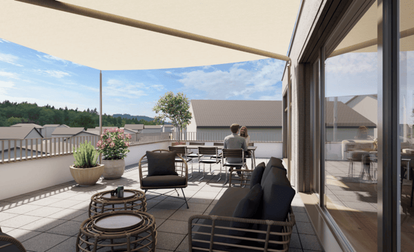 Überbauung Waldparadies II Riniken mit guter Verkehrsanbindung nach Brugg, Baden und Zürich 8