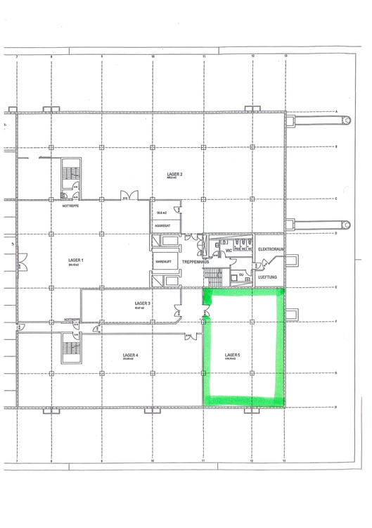 Gewerbe-Lager Units mit Rampe, Ladebrücke & Warenlift 23
