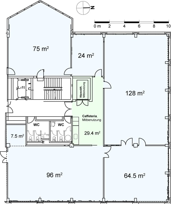 Helle Büroräume zur Untermiete an zentraler und verkehrsgünstiger Lage in Schlieren 10