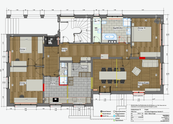 Exklusive 1.5-Zimmer-Wohnung in ruhigem Park und mitten in Chur 14