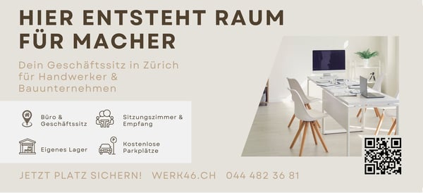 Geschäftssitz mit Arbeitsplatz für vier Handwerker in Leimbach 1