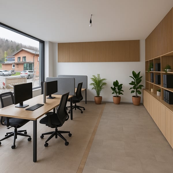 Geschäftssitz mit Arbeitsplatz für vier Handwerker in Leimbach 3