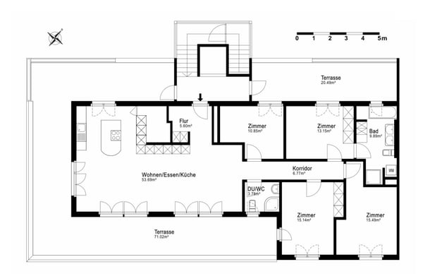 Exklusive 1.5-Zimmer-Dachwohnung mit 2 Tiefgaragenplätzen in Pfäffikon ZH 5