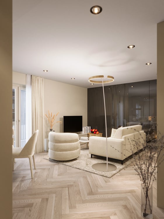 Cityflat Promotionsverkauf, 1 1.5-Zimmer-Appartements in Zürich Seefled. Neu, kernsaniertes Gebäude 3