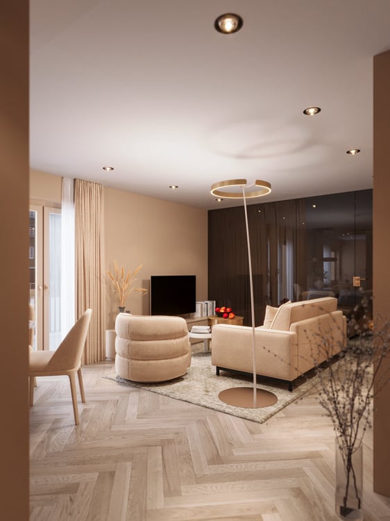 Cityflat Promotionsverkauf, 1.5-Zimmer-Wohnung in Zürich Seefled. Neu, kernsaniertes Gebäude 1