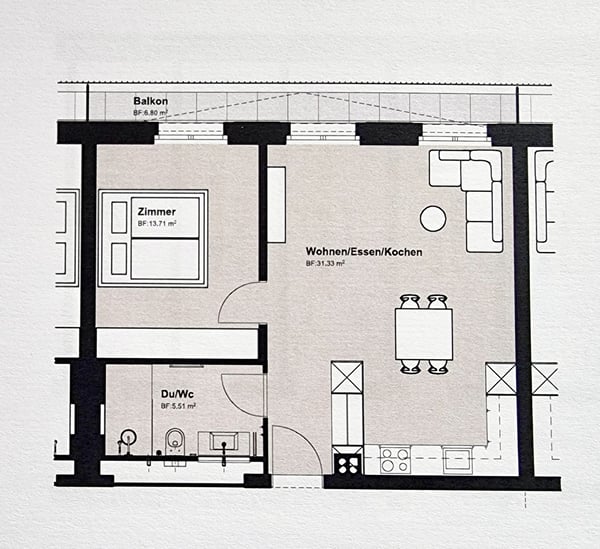 1.5-Zimmer-Wohnung in Chur Kleinbruggen - Neubau Dez 2025 Erstbezug 5
