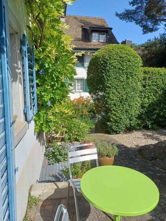 Einzigartiger Hausteil mit 2 Zimmern, Atelier, Garten, Cheminee und Sauna 13