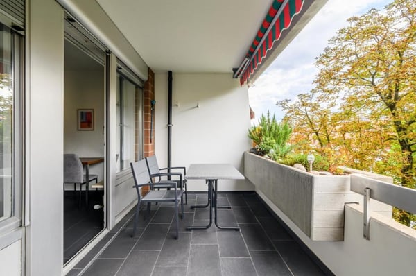 Elegant 1.5-Room Furnished Apartment in Basel's Rennweg 16