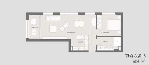 SMART LIVING LUGANO - appartamenti 1.5 locali - arredati con servizi 11