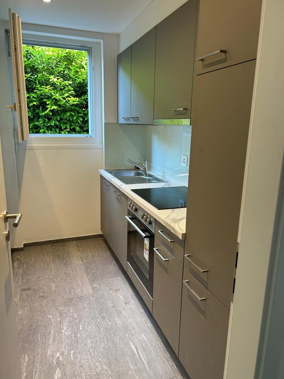 Frisch renovierte, schöne 1-Zimmer Wohnung mit 70 m1 privatem Garten in Ascona 5
