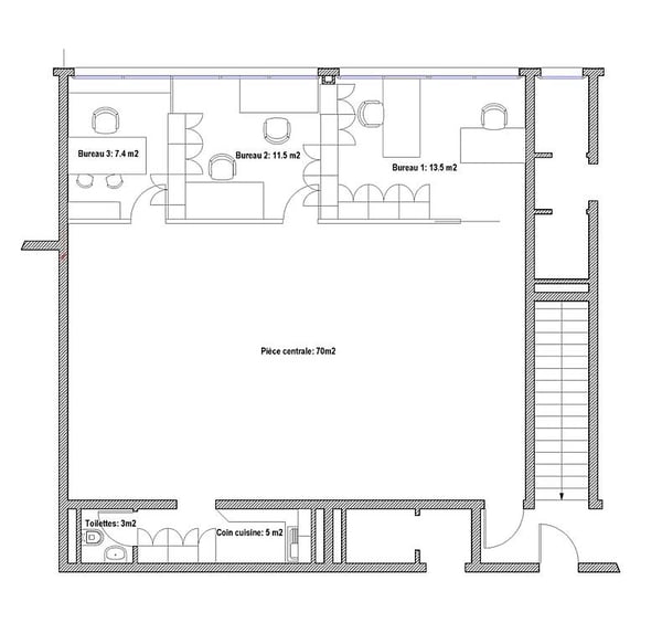 Opportunité unique ! Superbe local commercial tout équipé ! 3