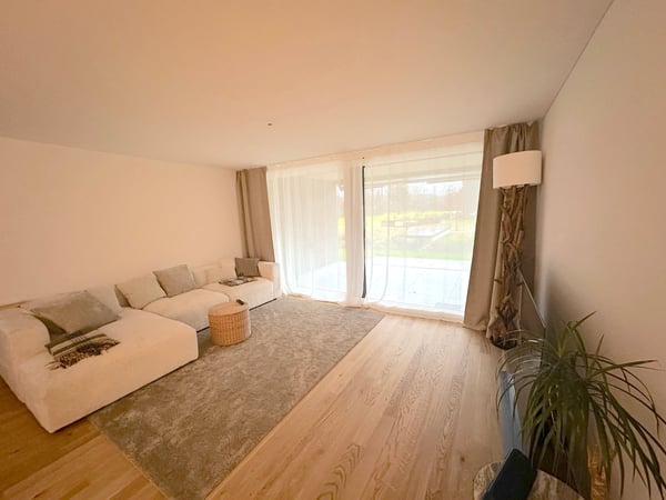 Moderne 1.5-Zimmer-Neubau-Wohnung mit Balkon und Garage in Emmen 1