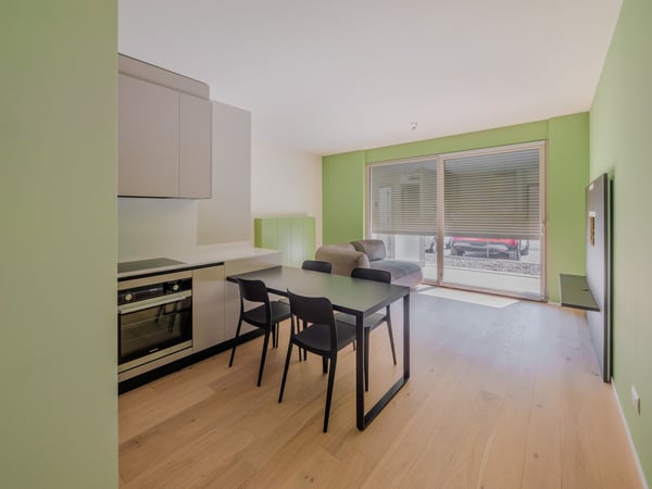 Affittasi 1.5 locali nuovo con giardino e completamente arredato 5