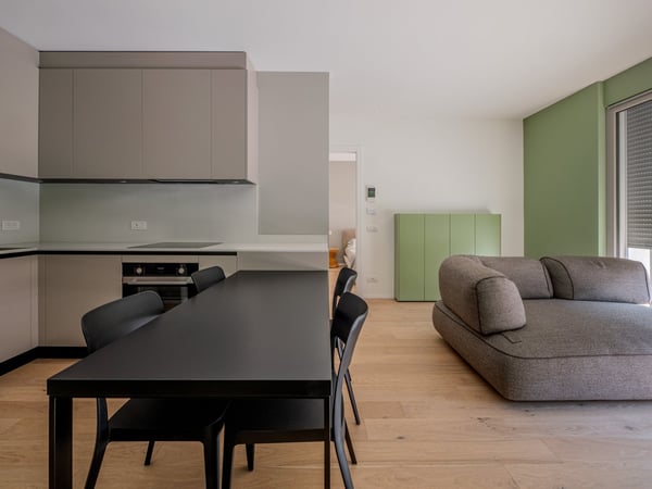 Affittasi 1.5 locali nuovo con giardino e completamente arredato 6