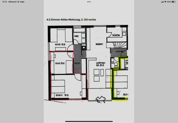 Moderne 1.5-Zimmer-Dachwohnung in ruhiger Lage von Egg 6