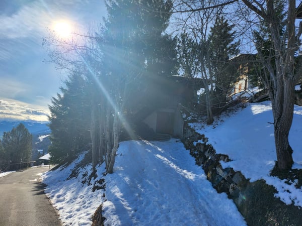 Chalet Wohnung mit herrlichem Blick auf die Berge und Garten auf dem Flumserberg Tannenheim 5