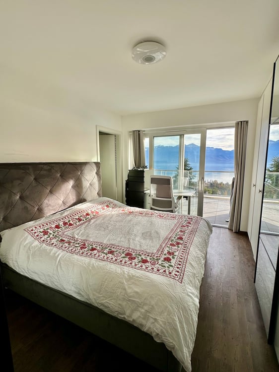 Appartement moderne de 1.5 pièces avec vue imprenable sur le lac – 4’760 CHF charges comprises 12