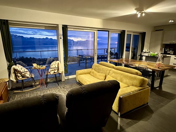 Appartement moderne de 1.5 pièces avec vue imprenable sur le lac – 4’760 CHF charges comprises 31