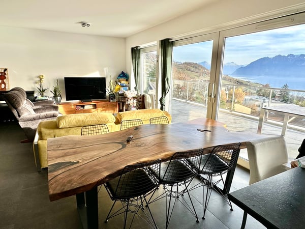 Appartement moderne de 1.5 pièces avec vue imprenable sur le lac – 4’760 CHF charges comprises 7
