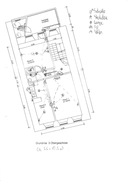 Einzigartige 1.5-Zimmer-Wohnung mit Terrasse in historischem Altbau beim Stadtturm Baden 6
