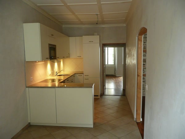 Einzigartige 1.5-Zimmer-Wohnung mit Terrasse in historischem Altbau beim Stadtturm Baden 1