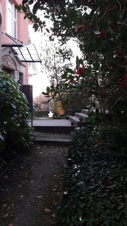 Einzigartige 1½-Zimmer-Altbauwohnung mit Wintergarten, Rundbibliothek, 270°-Panoramasicht & Garten 64