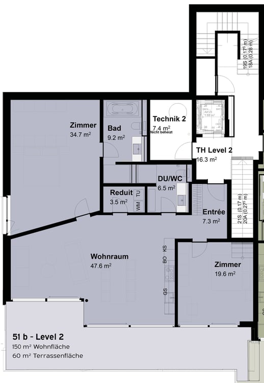 Terrassenwohnung an Top Panorama Lage mit unverbaubarer Berg- und Seesicht 5