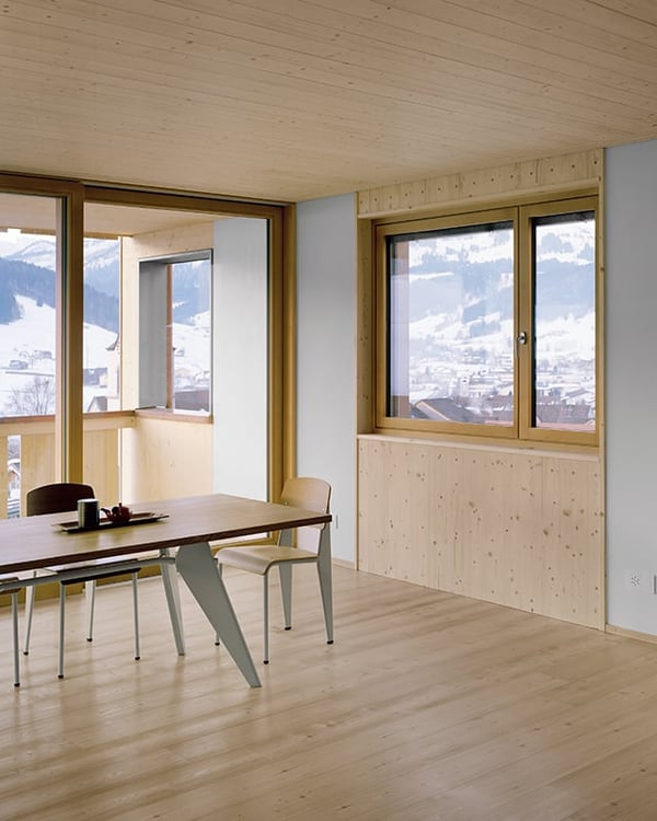 Im Vollholzhaus am Sonnenhang in Urnäsch - moderne 1.5-Zimmer-Wohnung, zentrumsnah  mit Bergblick 3