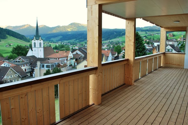 Im Vollholzhaus am Sonnenhang in Urnäsch - moderne 1.5-Zimmer-Wohnung, zentrumsnah  mit Bergblick 6
