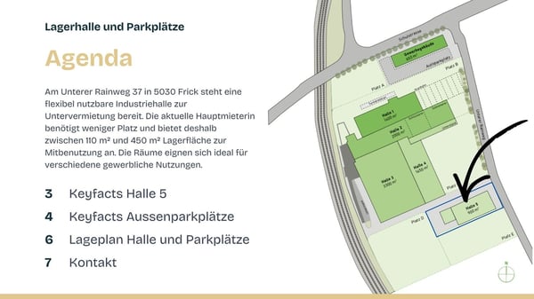 Grosszügige Lager- und Parkfläche in Frick zu vermieten 2