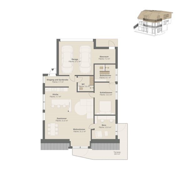Moderne 1.5- und 4.5 Zimmer-Neubau-Wohnungen an ruhiger Lage in Hellikon 6