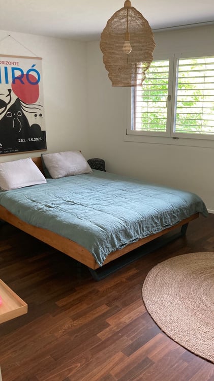 (DE)🌿 120 m² hell am Waldrand – 1.5 Zimmer, Balkon mit Aussicht, sehr ruhig🌿 5