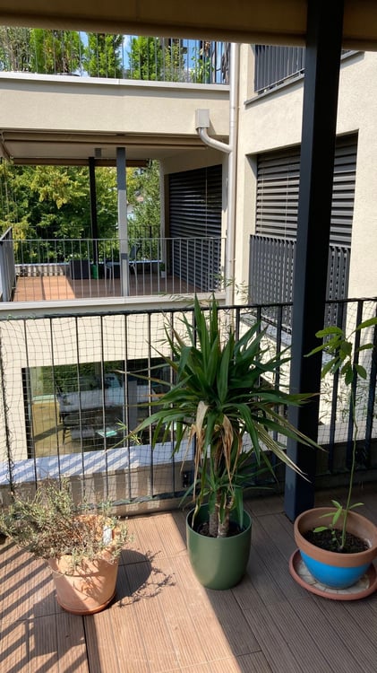 (DE)🌿 120 m² hell am Waldrand – 1.5 Zimmer, Balkon mit Aussicht, sehr ruhig🌿 2