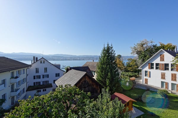 Charmantes 1½-Zimmer-Haus mit Seesicht & Gartensitzplatz – 2 Min. zur S-Bahn 1