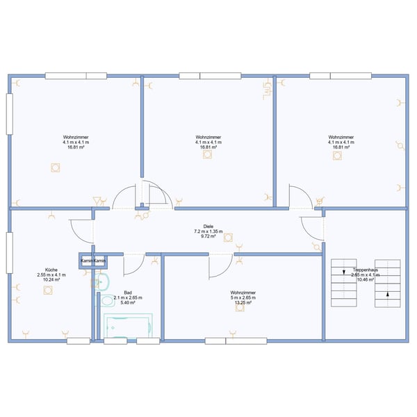 Helle, grosszügige 1-Zimmer-Wohnung in Neuhausen am Rheinfall 13
