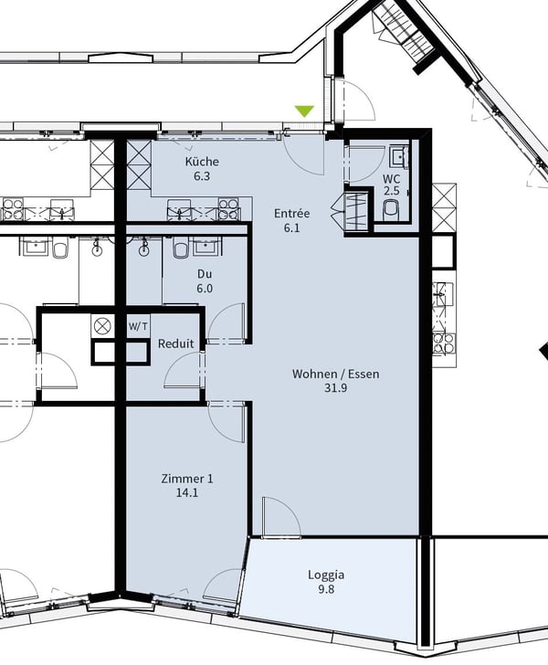 Moderne 1.5-Zimmer-Neubau-Wohnung in Zürich Oerlikon 10