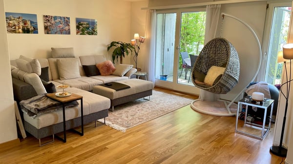 Möblierte 1.5-Zimmer-Wohnung mit Garten in Dübendorf - Zwischen-/Untervermietung 1