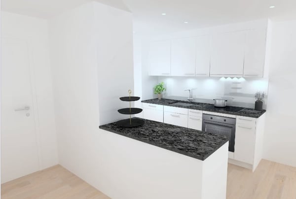 Komplett renovierte 1 1/1 Zimmerwohnung 1