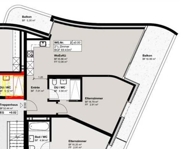 Erstbezug: Moderne 1.5-Zimmer-Neubau-Wohnung in Buchs ZH 11