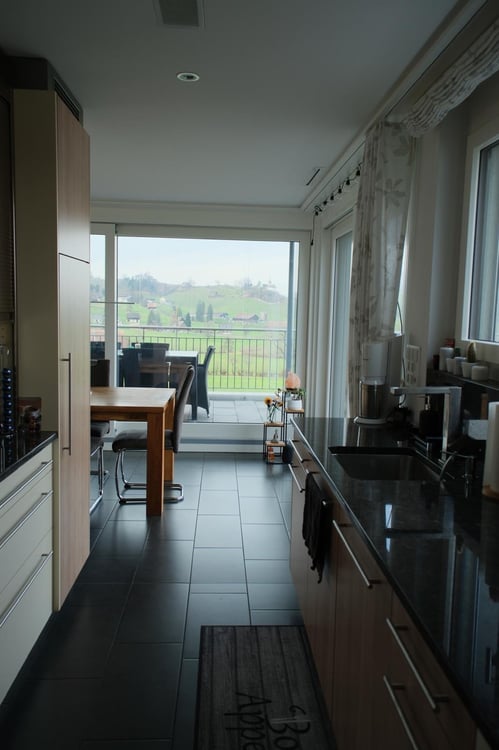 Moderne 1.5-Zimmer-Attikawohnung mit grosszügigem Balkon und Aussicht in Altendorf 3