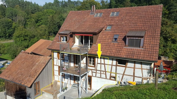 Charmante 1.5-Zimmer-Maisonette in historischer Mühle mit Seesicht 3