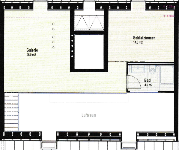 Suchen Sie etwas Besonderes? Grosszügige sonnige Maisonette-Dachwohnung nahe Novartis-Campus 17