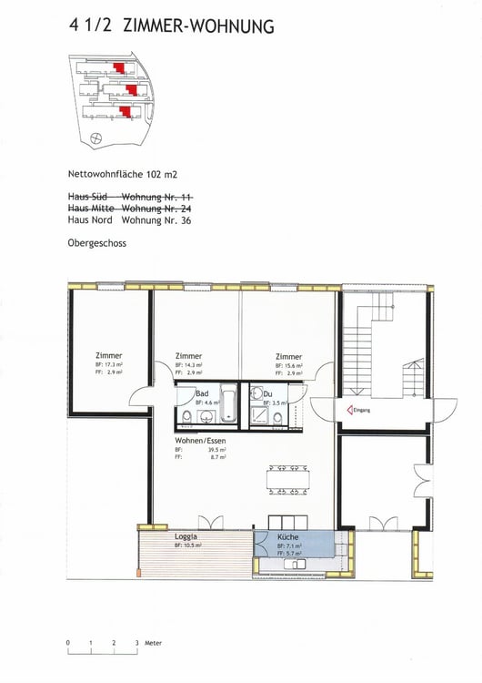 Wow! 10 m² Wohn-/Essbereich / 11 m² Chill-out-Talsicht-Loggia 10