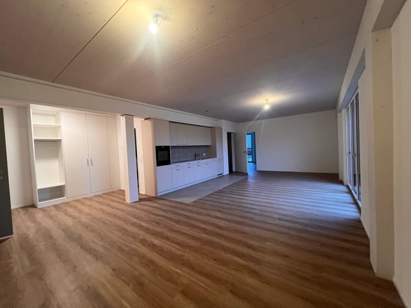 Moderne 1.5-Zimmer-Neubau-Wohnung in ruhiger Lage in Auw 1